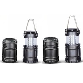 ADEPTNA 2 Pack Camping Lanterns Lightweight Emergency 30 Cob Led Collapsible Tent Fishing Festivals - Water Resistant Plastic and Long-Time Durability