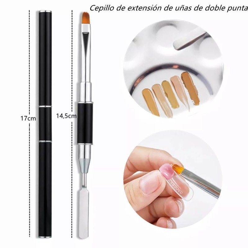 THE9SHOP 140 Accesorios De Uñas Polygel Para Manicura Moldes,tips Set