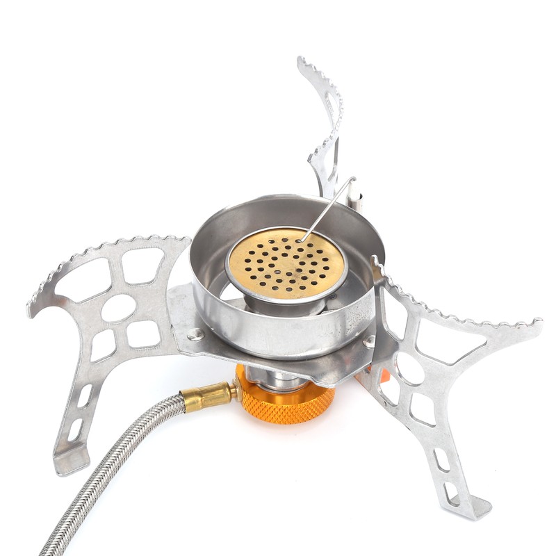 Camping Stove Portable Aluminum Alloy Stainless Steel Practical Outdoor Cooking