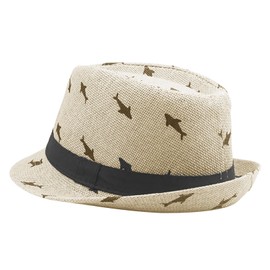 NICEYEA Kinder Jungen Panamahut Topper Sonnenhut Sommerhut Strandhut Strohhut Jazzhut Sonnenschutz UV-Schutz Outdoorhut 6-13 Jahre