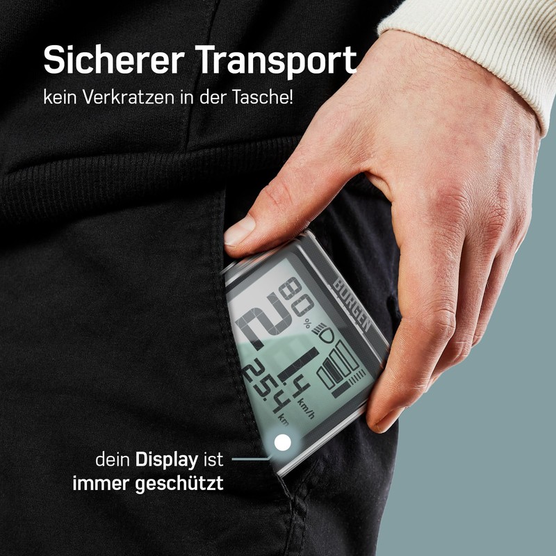 Borgen E-Bike Screen Protector for Bosch Intuvia 100 Display –