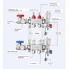 ABST PEX Manifold,2 Loop Stainless Steel Floor Radiant Heat Manifold