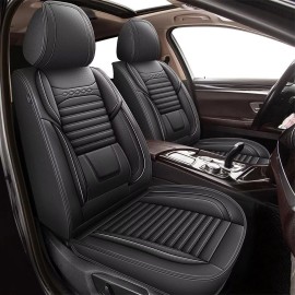 For DODGE Journey 2011-2020 Car Front Row Seat Cover Faux Leather Protector Pad