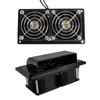 Flylin 12V RV Side Vent Fan, Air Vent Ventilation Fan