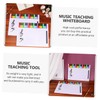 Dry Erase Music Staff Whiteboard Erasable Musical Note Board for