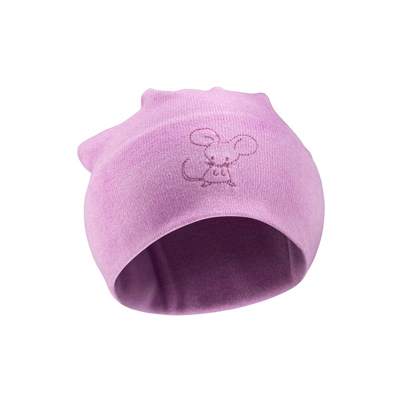 Sterntaler Girls' Beanie Mouse without, Powder Pink