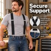 Heavy Duty X-Back Suspenders for Men – Adjustable Elastic Straps