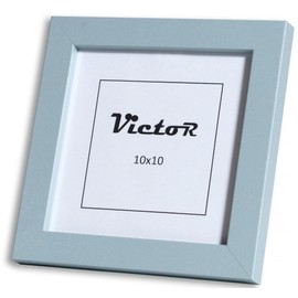 VictoR Picture Frame Clover 10 x 10 cm in Blue - Modern Simple Photo Frame Square Wood - Picture Frame 10 x 10 cm Blue