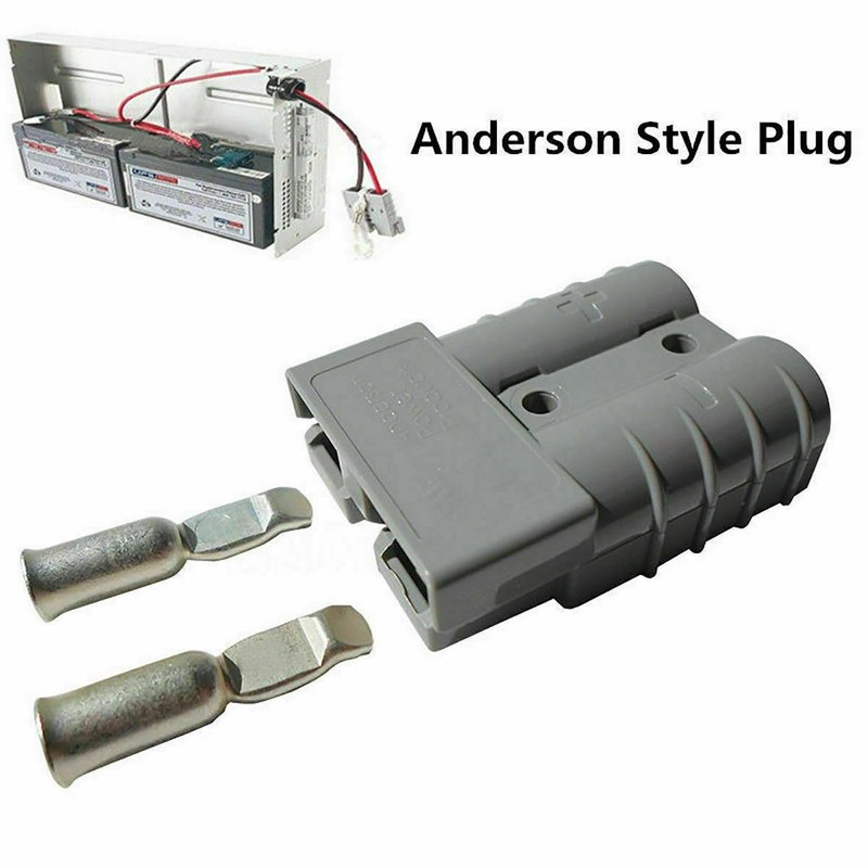 10Pcs Anderson Style Plug Connectors 50 AMP 12-24V 6AWG DC