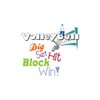 CafePress Volleyball Dig Set Hit Block Win! Bumper Sticker 10"x3"
