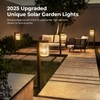 ELECLINK Solar Pathway Lights Outdoor, 2 Pack Upgraded Outdoor Solar