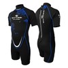 Bonassi Colombo Snorkeling Wetsuit Shorty 3MM - Back Zipper, XS,
