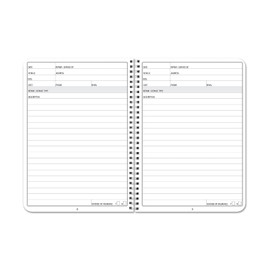 BookFactory Auto Maintenance and Vehicle Maintenance Log Book/Car Maintenance & Expense Tracker Record Book and Logbook - 5'' x 7'', 100 Pages, Wire-O (Made in USA)