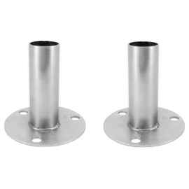 GoodsZone Canopy Foot Pads Fittings 1-3/8" for Frame Shelter Carport Deck Shed Connectors Joints, 2/Pack