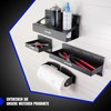 Poppstar Magnetic Paper Roll Holder, 2 Pieces, Strong, Material: Steel,