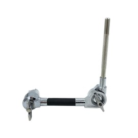 TUOREN Cowbell Mounting Clamp Adjustable Mini Cowbell Mount Bracket, Percussion Mounting Arm Clamp Integrated Extension Holder for 3/8'' to 7/16'' Rods