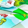 QILZO Kids Dinosaur Hooded Towel 60x60cm Beach Pool Towel Poncho