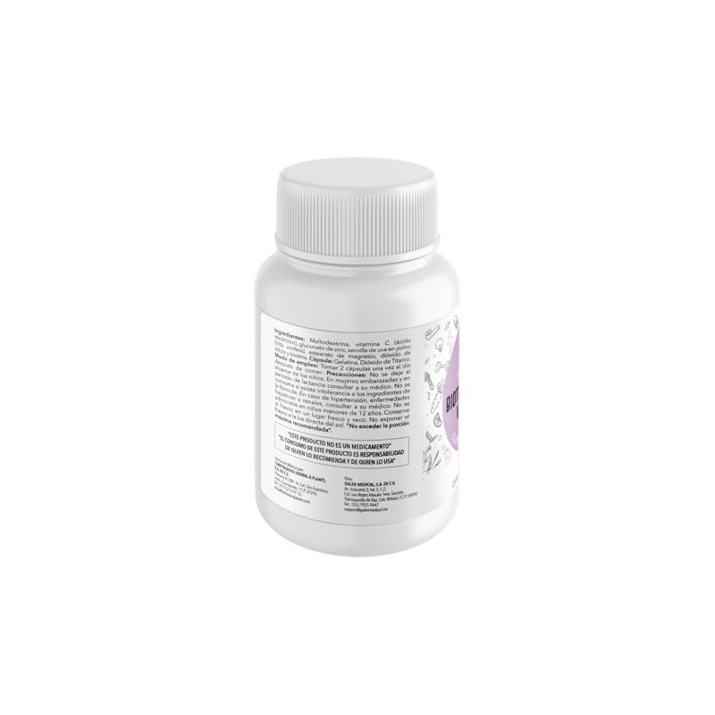 Biotina, Semilla de Uva, Vitamina C y Zinc duo pack,