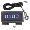EEEkit 4 Digital Blue LED Tachometer, RPM Speed Meter Digital