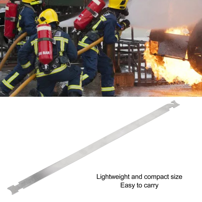 Firefighting Tool 23.2in Long Spring Steel Professional Portable Multipurpose Leverage