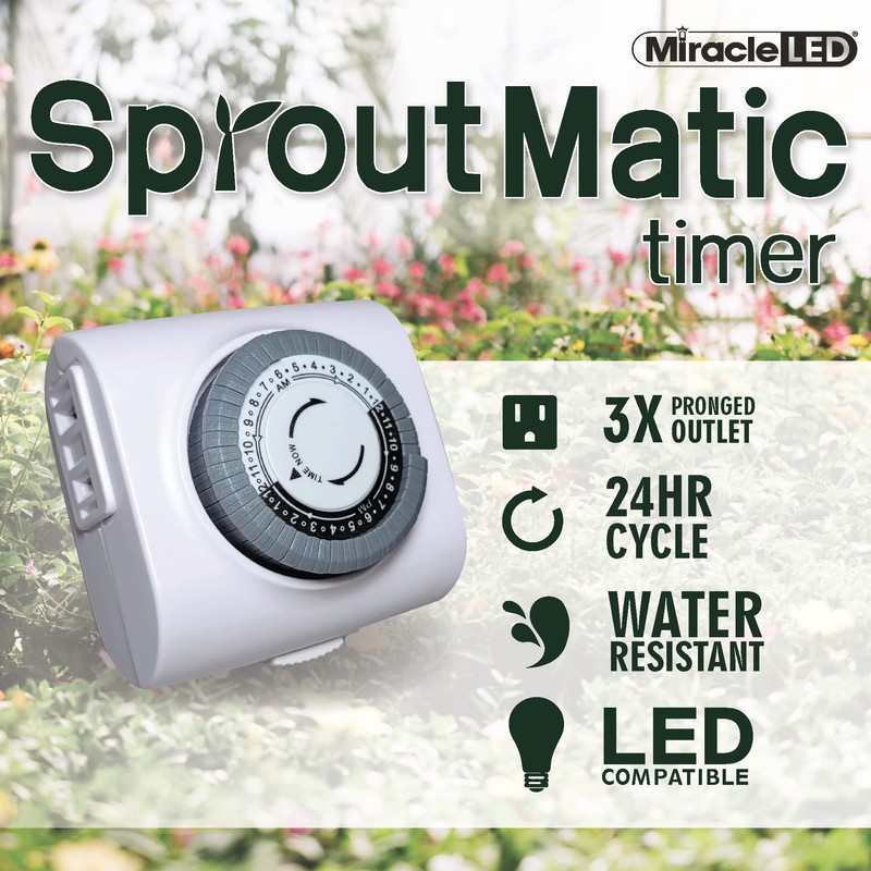 Miracle LED 1-Socket 450NM, Nanometer Indoor Grow Light Kit -
