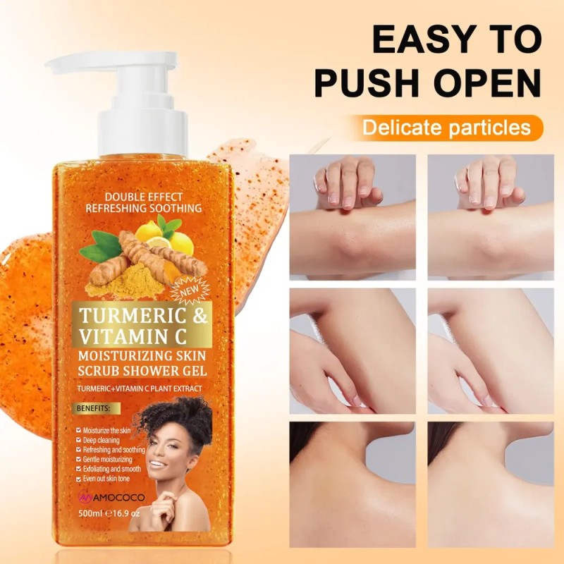 Gel De Ducha Con Vitamina C Exfoliante 2 Pzas