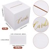 SOFPLAT White Wedding Card Box Kraft Paper Favor Card Box