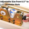 Pumtus Manual Nutcracker, Heavy Duty Nut Tongs with 4 Forks