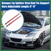Motoforti 6"-8" 150mm Car Front Bumper Lip Splitter Strut Rod