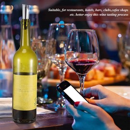 Pack of 50 Wine Pourers, Pouring Aid for Drip-Free Pouring, Wine Pourer Plates, Wine Pourer, Reusable Drip-Free Wine Pourer Plates for Wine Bottles Birthday Wedding