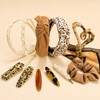 12 PCS Leopard Hair Accessories Set, Headbands & Clips Gift