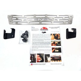 Mountains2Metal Bumper Grille Insert Brushed Stainless DENALI Edition Compatible with 2015-2019 GMC Sierra 2500 3500 HD M2M #700-130-3