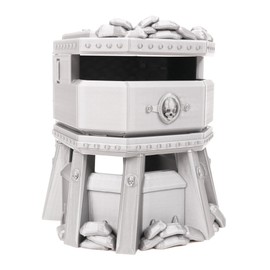 Tabletop Terrain Double Pillbox by War Scenery for Wargames and RPGs 28mm 32mm Miniatures