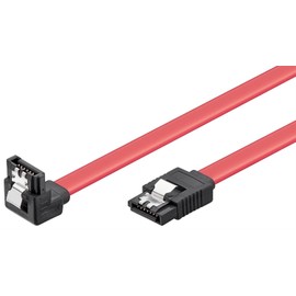 Goobay 93116 HDD S-ATA Cable, 1.5 GBits / 3 GBits 90° Clip