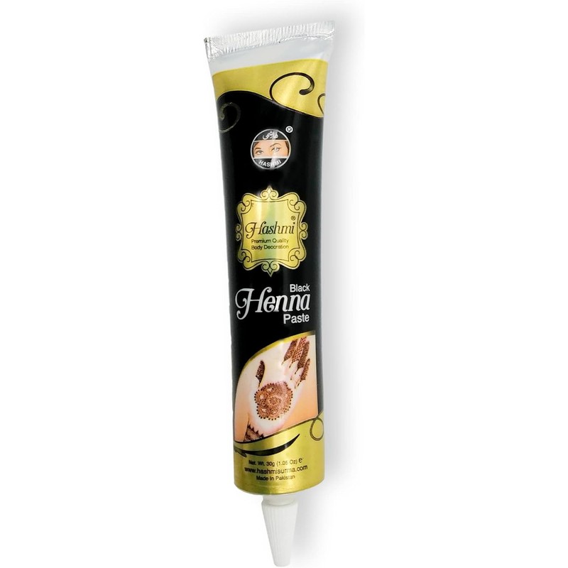 HENNA PARA TATUAJE HASHMI 1 PIEZA (Negro)