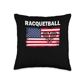 Racquetball Player - Funny Racquetball Crew Racquet Sport Throw Pillow