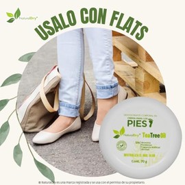 NaturalDry Pack de 3 desodorantes en formato crema para PIES - Viene en un tarro - Fabricado 100% Natural - Ideal para hidratar y evitqr mal olor con 