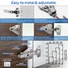 Soft Close Cabinet Hinges 60 Pack 4D Adjustable with Speed