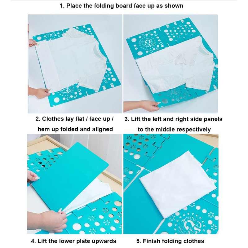 Clothes Folder T-Shirt Foldable Organizer Board Folding Laundry Folder for