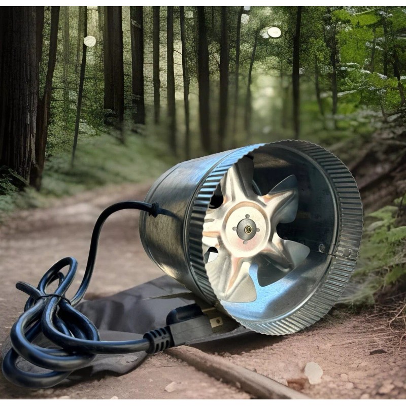 ConstantAir 6 Inch 240 CFM Inline Duct Booster Fan Ventilation