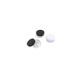 Cream container 2g round white bottle transparent empty cosmetic bottle 2g 2g round white bottle empty lip balm bottle / 크림용기 2g라운드흰색병 투명 화장품공병 2g 2g라운드흰색병 립밤공병