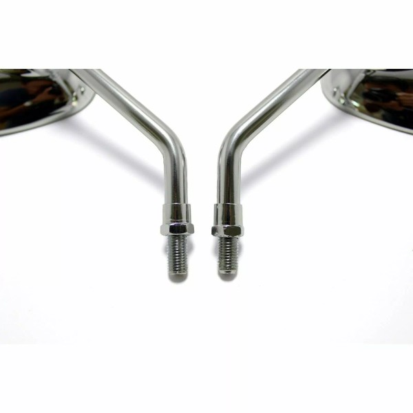 Unbranded Chrome Motorcycle Rear Side View Mirrors For Suzuki Boulevard