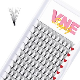 VNE Supply Volume Lash Extensions | russian volume fans lashes | premium false lash extensions | promade mega volume fans | loose premade fans- Soft, Natural, and Effortless! 12D, C curl, 14 mm