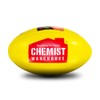 Sherrin AFLW Replica Training Leather Ball, Yellow, Size 4