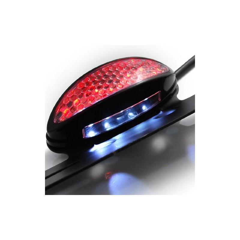 Anzene Custom Black LED Integrated Taillight Brake Light Turn Signals