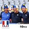 AFCJLTO Pack of 10 French flag euro 2024 stickers, Olympic