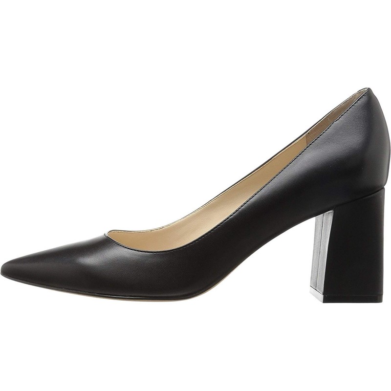 Marc Fisher LTD Women's Zala Pump, Black Leather 001, 8.5