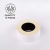 (10 Rollen) Weiß 21 x 12 mm farbiger Papieraufkleber Preis