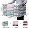 WISELIFE Storage Bags 100L 3-Pack Large Blanket Clothes Organization and