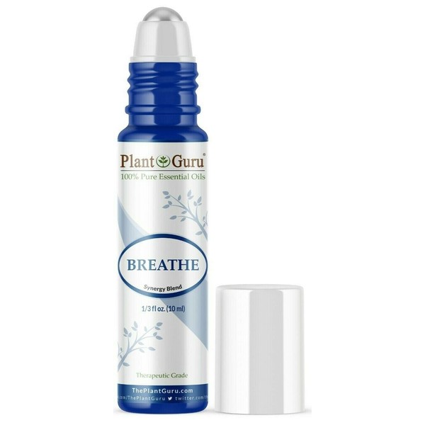 Breathe Easy Essential Oil Roll on Blend For Respiratory Colds, Flu And Sinus